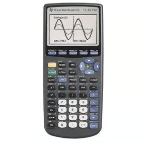 Texas Instruments TI-83 PLUS Graphing Calculator, Black College Algebra Math EUC